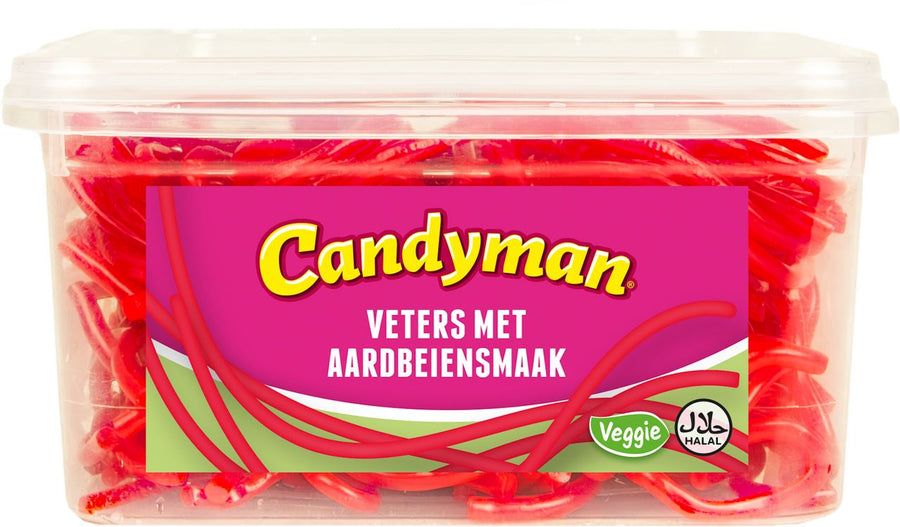 Candyman Laces Strawberry 1 kg