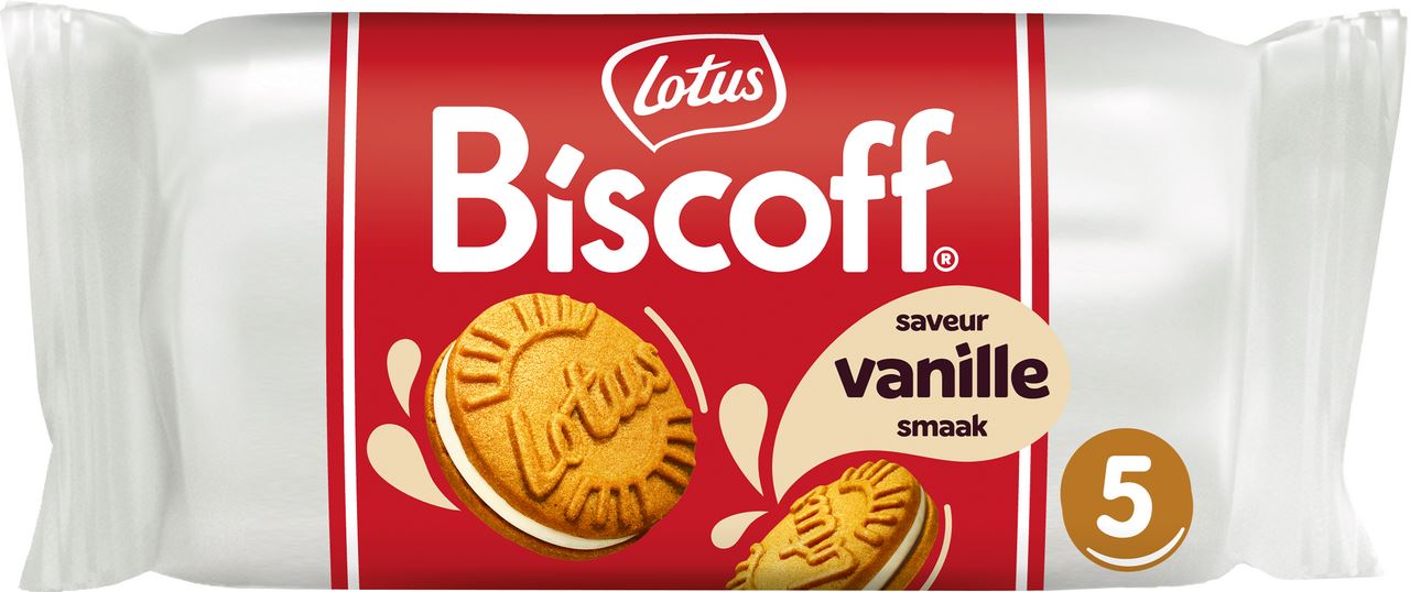 Lotus Biscoff Speculoos Sandwich Vanilla 5 pieces 50 g