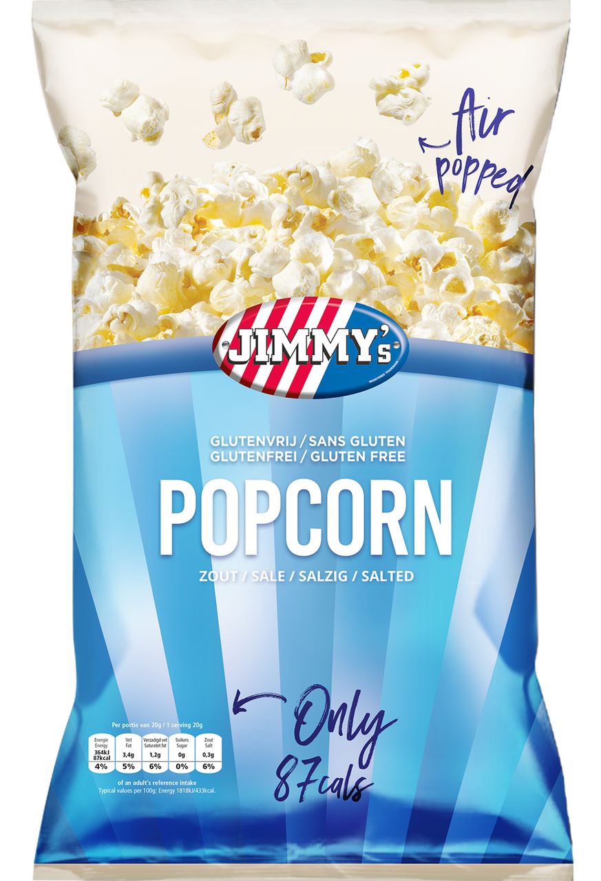 JIMMY's Familybag Popcorn Salt 100 g