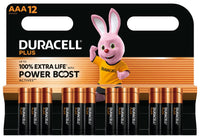 Thumbnail for DURACELL Alkaline Plus AAA 12 pieces
