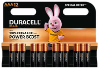 Thumbnail for DURACELL Plus Power Boost AAA 12 pieces