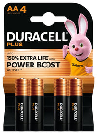 Thumbnail for DURACELL Alkaline Plus AA 4 pieces