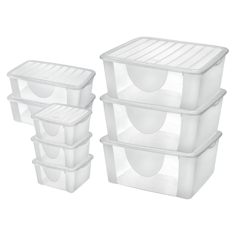 aro Storage box Transparent 8 pieces