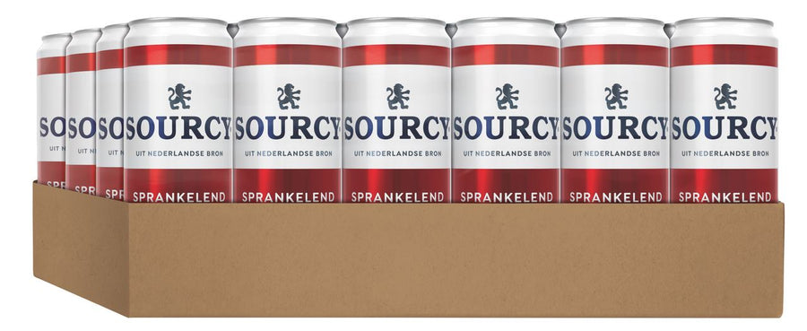 Sourcy Red can 24 x 33 cl