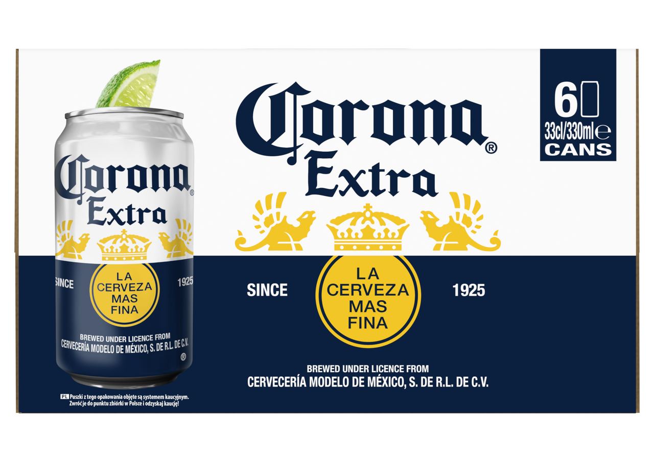 Corona Extra can 6 x 33 cl