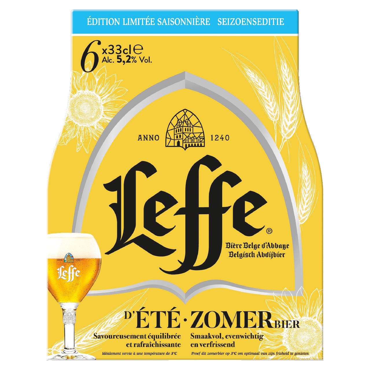 Leffe Summer bottle 6 x 33 cl
