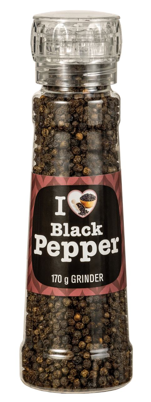 I Love Black Peppercorn Grinder 170g