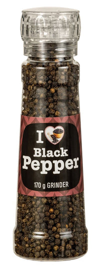 Thumbnail for I Love Black Peppercorn Grinder 170g