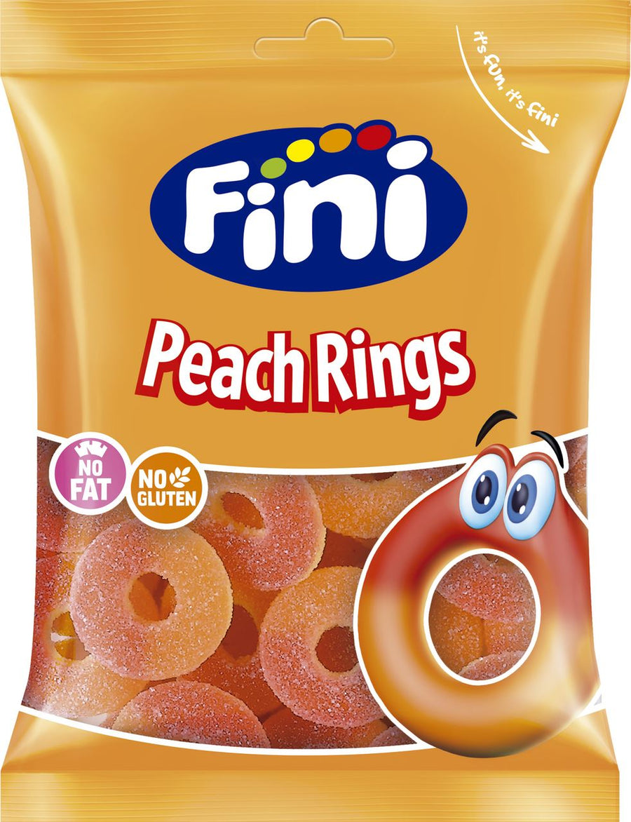 Fini Peach Rings Halal 12 x 90 g
