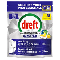 Thumbnail for dreft Professional Platinum Lemon Dishwasher tablets 81 pieces