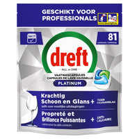 Thumbnail for dreft Professional Platinum Regular Dishwasher tablets 81 pieces