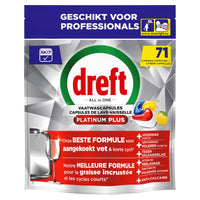 Thumbnail for dreft Professional Platinum Lemon Dishwasher tablets 71 pieces
