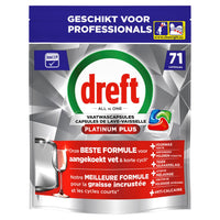Thumbnail for dreft Professional Platinum Regular Dishwasher tablets 71 pieces
