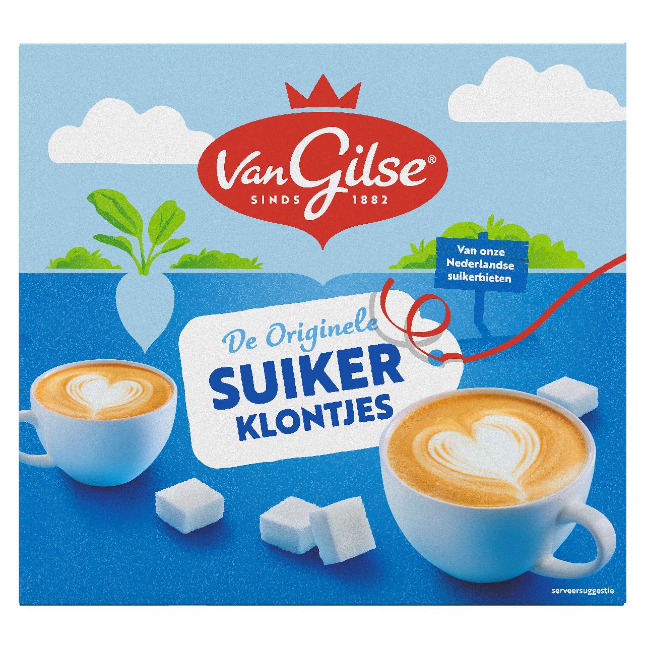 Van Gilse Sugar Cubes Original 1 kg