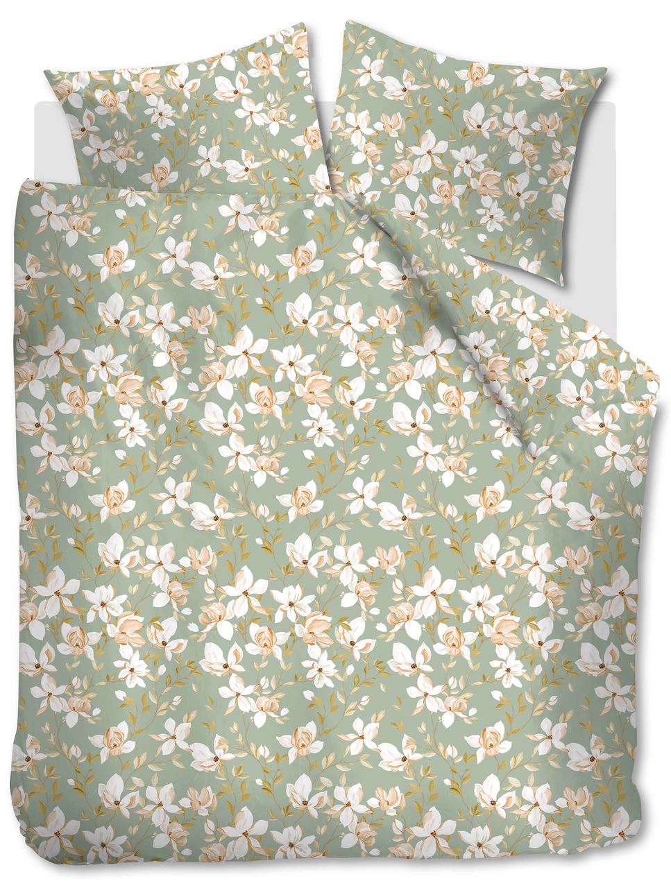 Ambiante Duvet cover Aida green 240 x 200/220