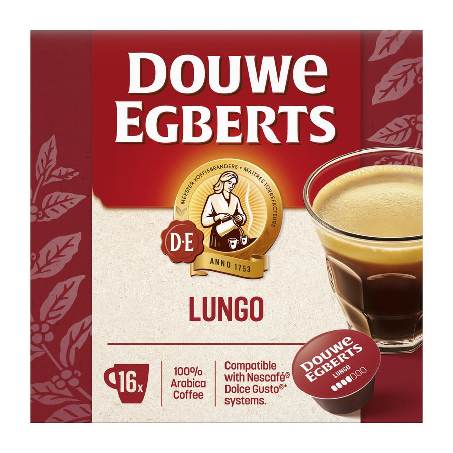 Douwe EGBERTS Lungo coffee capsules 16 pieces