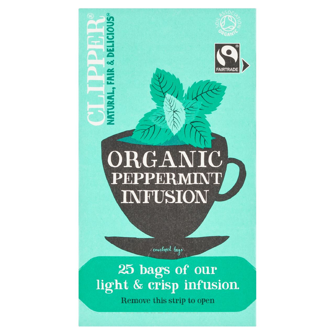 CLIPPER Organic Peppermint Infusion 25 pieces 37 g