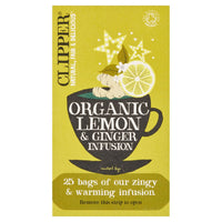 Thumbnail for CLIPPER Lemon Ginger Infusion 25 pieces 62 g
