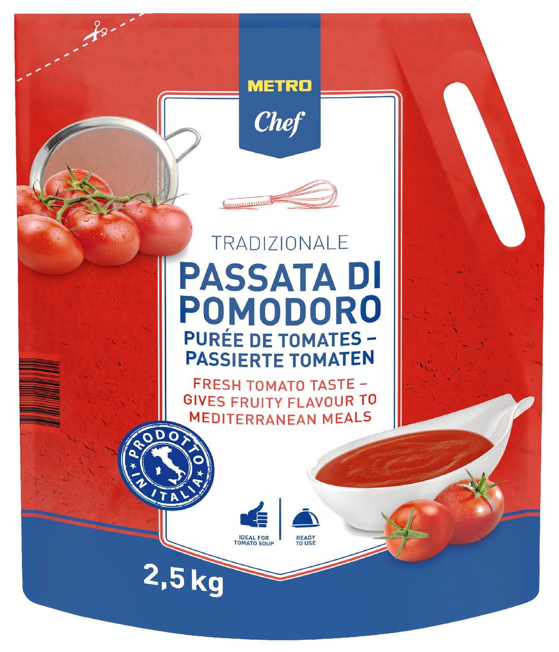 Tomato Passata bag 2.5 kg