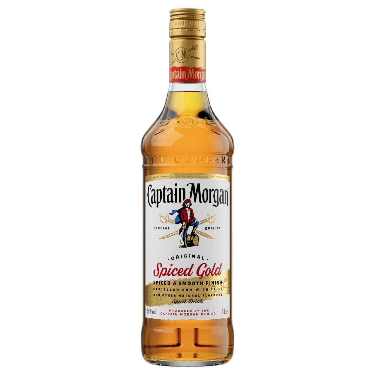 Captain Morgan Spiced Gold 1 l 35%