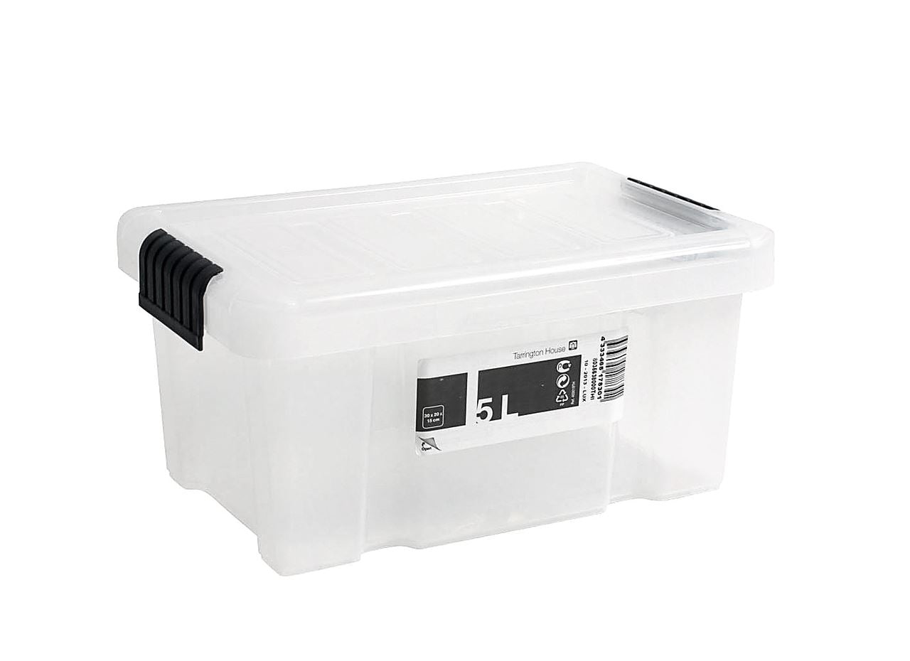 TARRINGTON HOUSE Storage box 5 liters transparent