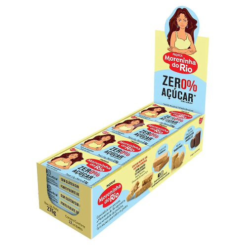 Paçoca Zero Açúcar 276g - Moreninha do Rio