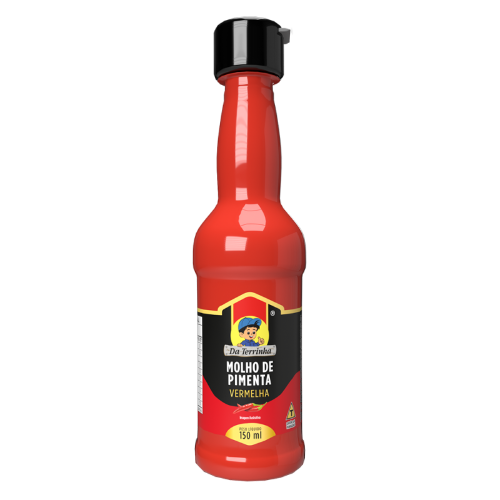 Molho de Pimenta Vermelha 150ml - Da Terrinha