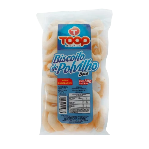 Biscoito de Polvilho Doce 80g - TOOP