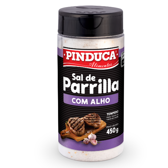 Sal de Parrilha com Alho 450g - Pinduca