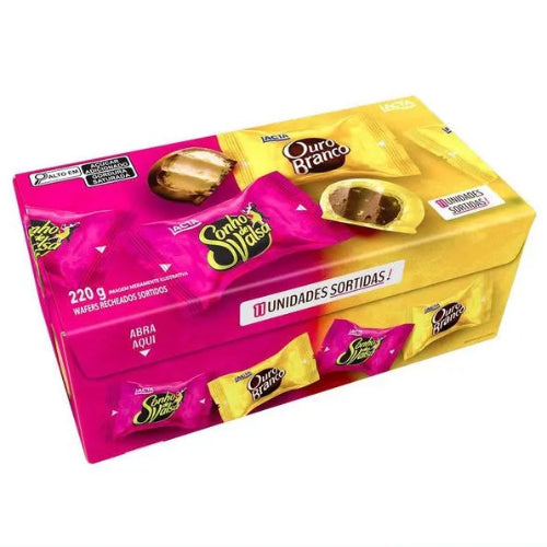 Caixa de Bombom Sonho de Valsa e Ouro Branco 220g - Lacta