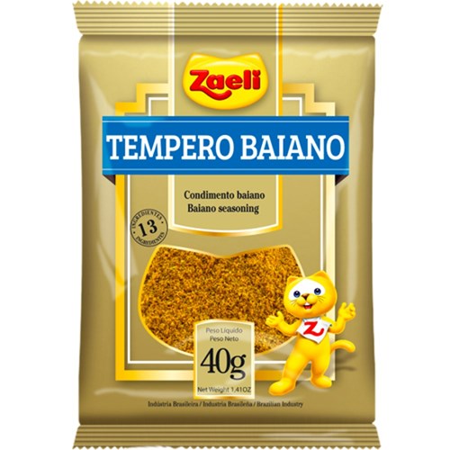 Tempero Baiano 40g - Zaeli