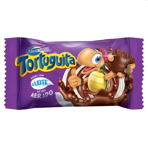 Chocolate ao Leite Tortuguita 15g - Arcor