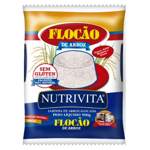 Flocão de Arroz 500g - Nutrivita