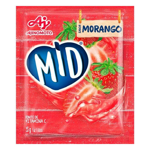 Suco em Pó sabor Morango 20g - MID