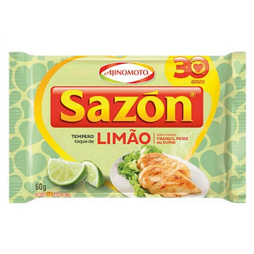 Tempero Pronto Toque de Limão 60g - Sazón