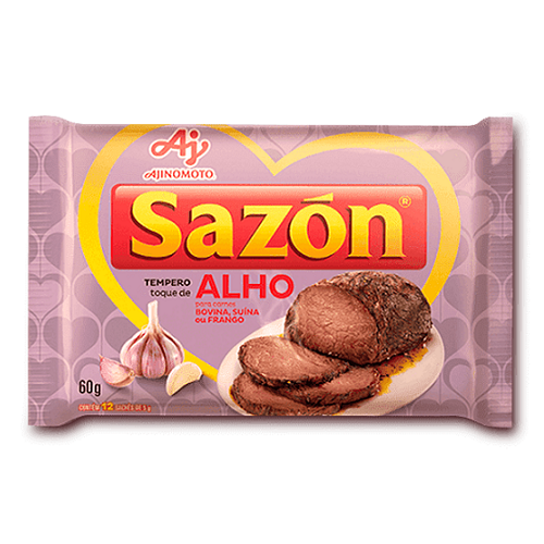 Tempero Pronto de Alho 60g - Sazón