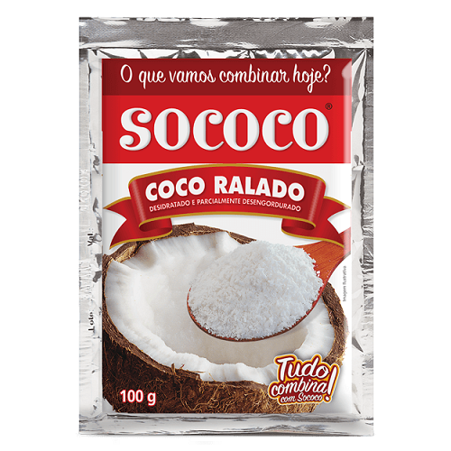 Coco Ralado 100g - Sococo