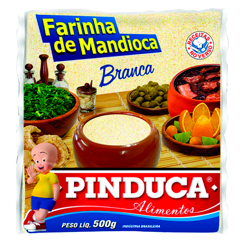 Farinha De Mandioca Crua 500g - Pinduca