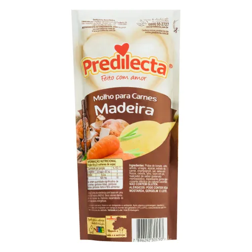 Molho Madeira 300g - Predilecta