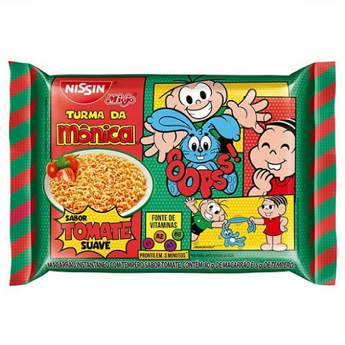 Macarrão Instantâneo Tomate Suave 80g - Nissin