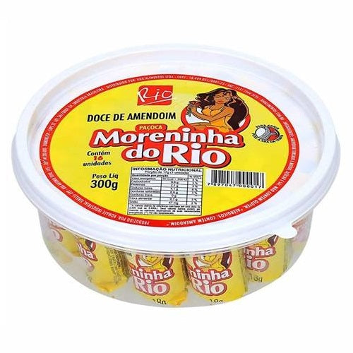 Paçoca rolha 300g - Moreninha do Rio