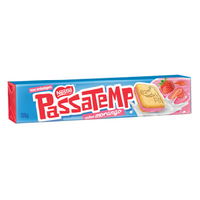 Thumbnail for Biscoito Passatempo Recheado Morango 126g - Nestlé