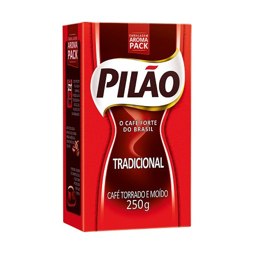 Café Torrado E Moído Tradicional 250g - Pilão