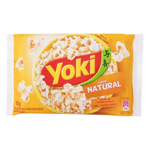 Pipoca para Microondas Natural 100g - Yoki