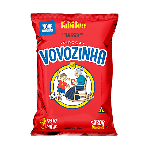 Pipoca Doce 40g - Fabitos