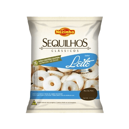 Biscoito Sequilhos de Leite 100g - Nazinha